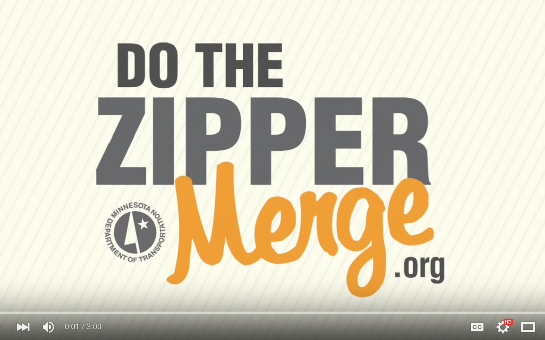Minnesota Drivers – The Zipper Merge is Best!